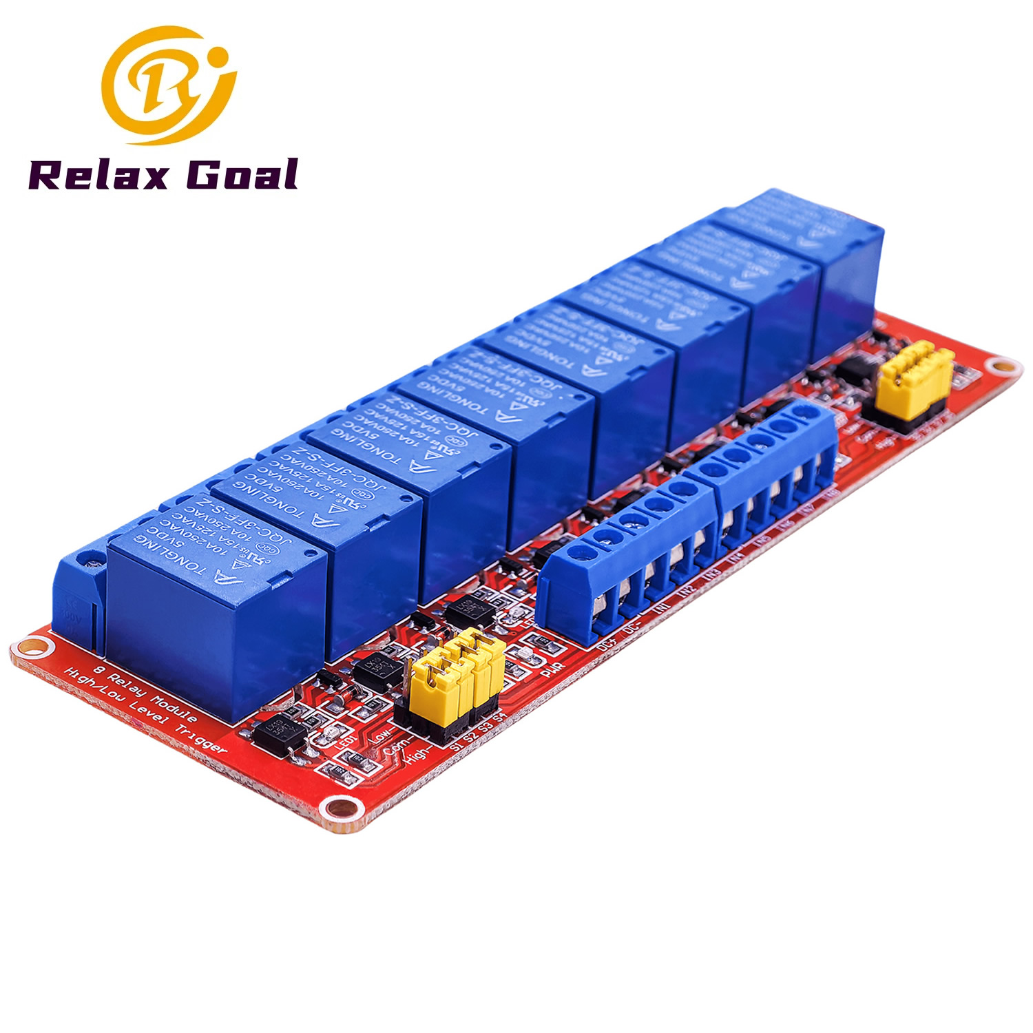 Relay 8 Channel Board - Relaismodul, 8 Kanäle, 5 V, 12