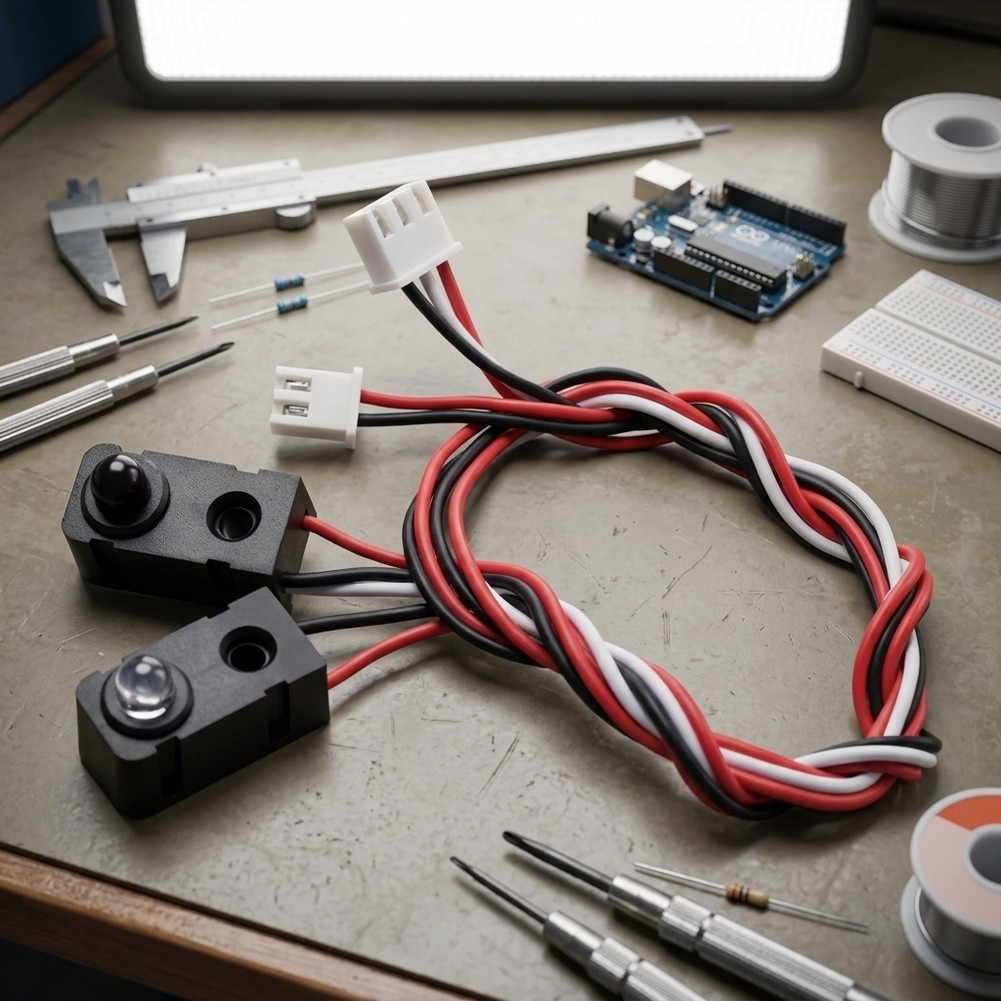 Home Automation Diy Kit - 4 Paar Infrarot-Strahlensensor-Kit, Durchstrahl-IR-Schalter 5V DC