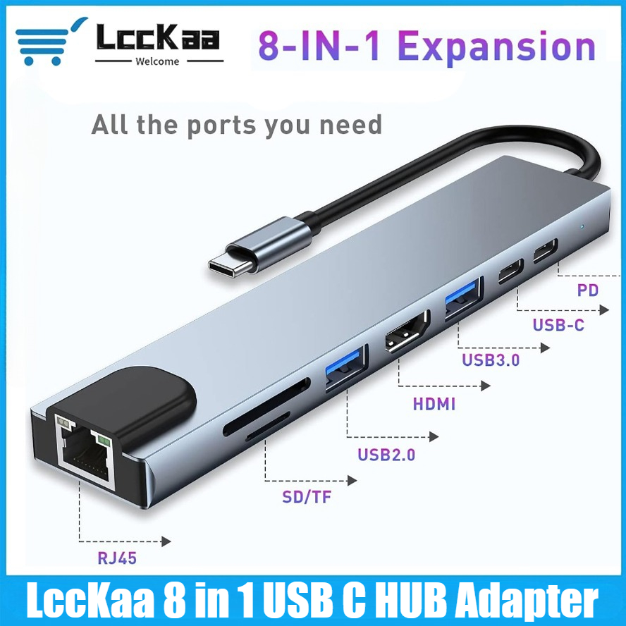 Home Assistant Sd - USB-C Hub 8/7 in 1 4K