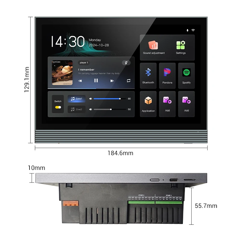 Home Automation System Design - Neues Design 7-Zoll Smart Home Lautsprecher