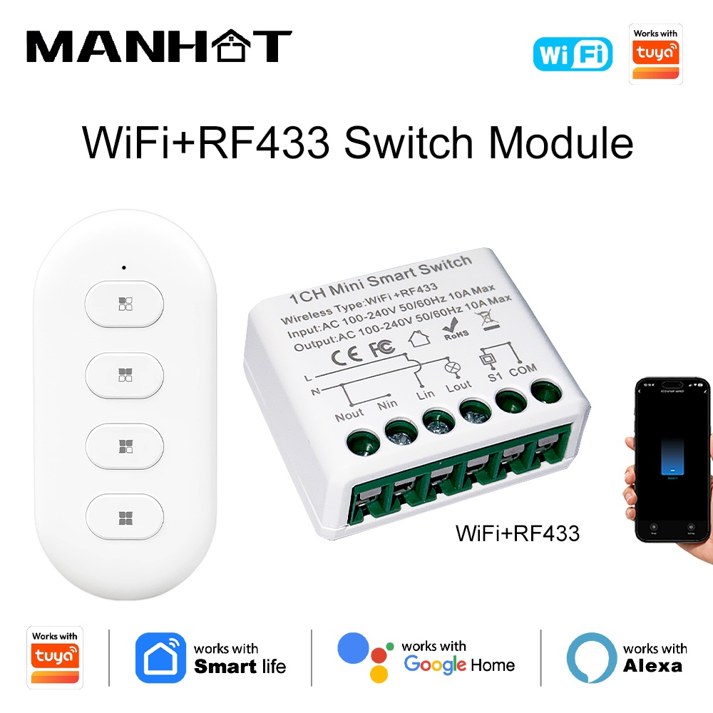 Für Tuya WIFI 10A Smart-Lichts – Diy Home Automation Controller Bewertung und Preis