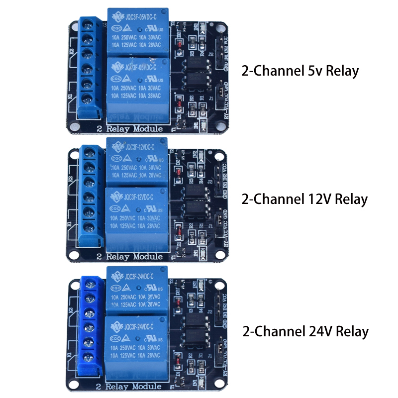DC 5V 12V 24V 1 2 4 6 8 Kanal  – Relay 8 Channel Board Bewertung und Preis