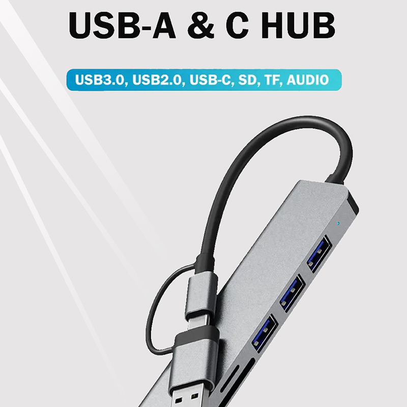 Typ-C-Hub USB-Splitter 8-in-1  – Home Assistant Sd Bewertung und Preis