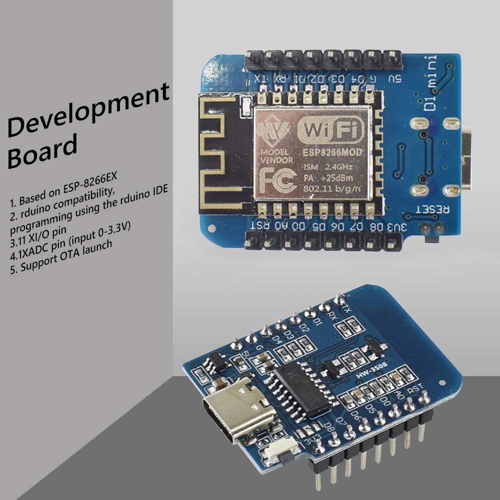 1-10PCS ESP8266 ESP-12F D1 Min – Esp8266 Nodemcu Board Bewertung und Preis