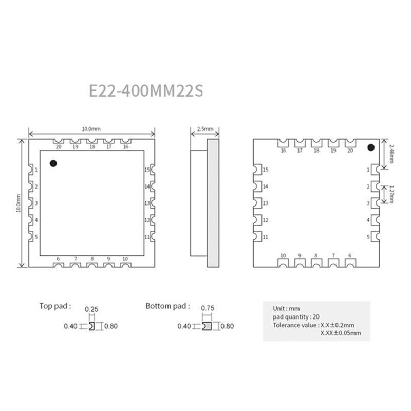 2X EBYTE SX1268 433Mhz Lora Wi – 433Mhz Receiver Module Bewertung und Preis